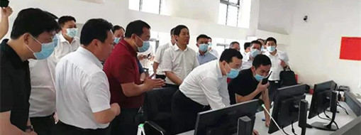 湖北省委常委、省委統(tǒng)戰(zhàn)部部長爾肯江·吐拉洪一行到大垸子泵站項目檢查指導(dǎo)工作